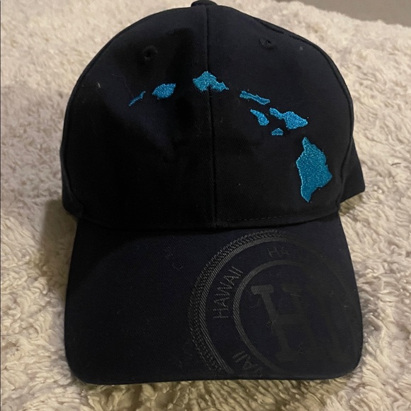 Robin Ruth Navy Blue Hawaii Cap - Picture 2 of 7